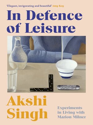 cover image of In Defence of Leisure